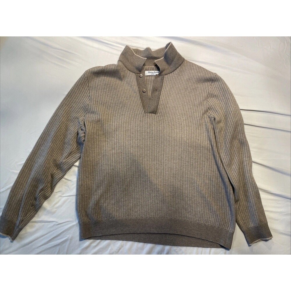 Tommy Bahama Coolside Textured Long-Sleeve IslandZone Polo